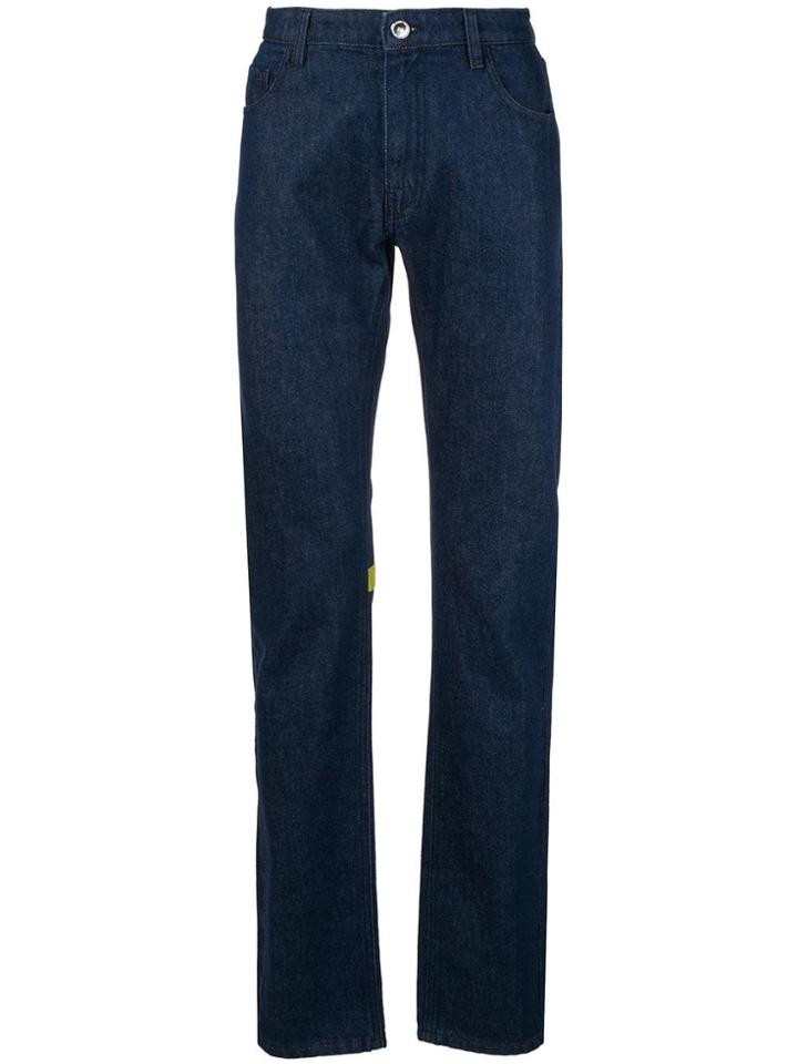 Raf Simons Slim Denim Chinos - Blue