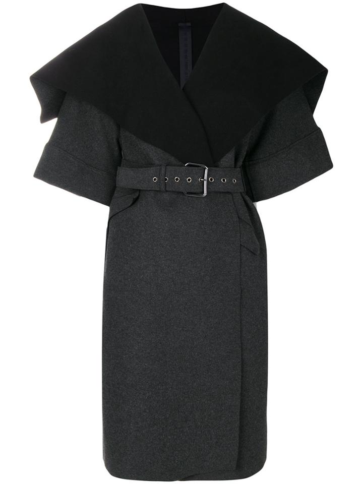 Gareth Pugh Belted Coat - Grey