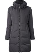Moncler 'renne' Padded Coat, Women's, Size: 2, Grey, Feather Down/polyester/polyamide