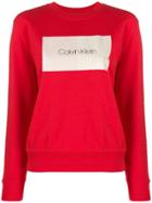 Calvin Klein Classic Logo Sweatshirt - Red