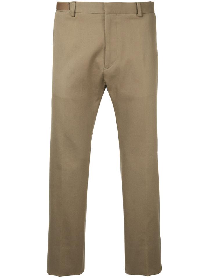 Jil Sander Cropped Tailored Trousers - Brown