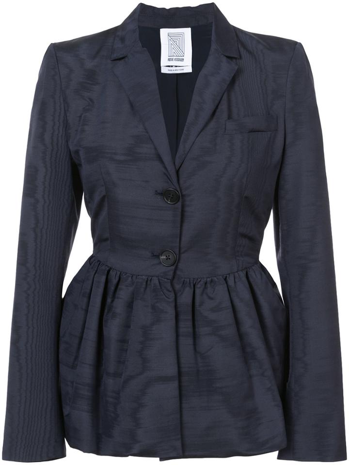Rosie Assoulin Peplum Jacket - Blue