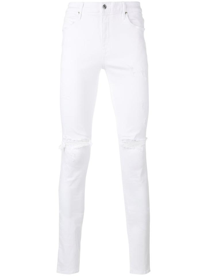 Rta - Distressed Skinny Jeans - Men - Cotton/polyester - 32, White, Cotton/polyester