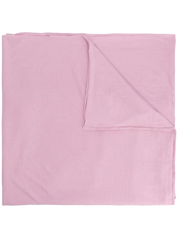 John Smedley Wings Fine Knit Scarf - Pink