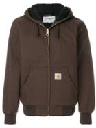 Carhartt Zipped Hooded Jacket - Brown