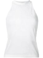 Ermanno Scervino Needle Lace Tank Top, Women's, Size: 44, White, Cotton/polyamide