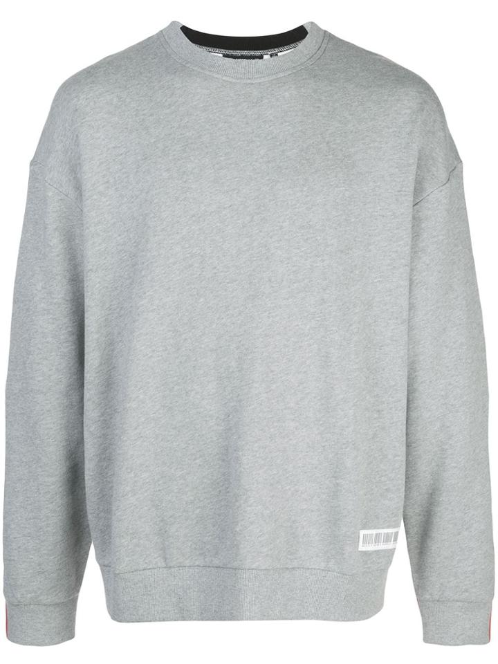 Mostly Heard Rarely Seen Fanatic Crewneck Sweatshirt - Grey