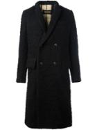 Uma Wang 'riccardo' Coat, Men's, Size: Small, Black, Linen/flax/alpaca/mohair/cotton