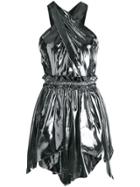 Isabel Marant Kary Metallic Dress - Silver
