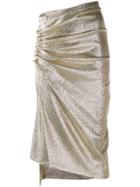 Paco Rabanne Glitter Detail Skirt - Gold