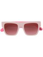 Stella Mccartney Kids Two-tone Square Sunglasses, Girl's, Nude/neutrals