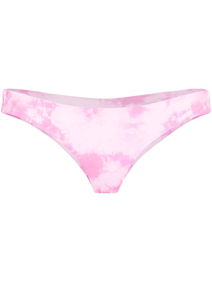 Frankies Bikinis Ryan Tie-dye Bikini Bottoms - Pink