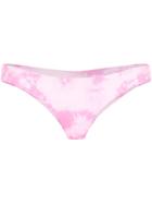 Frankies Bikinis Ryan Tie-dye Bikini Bottoms - Pink