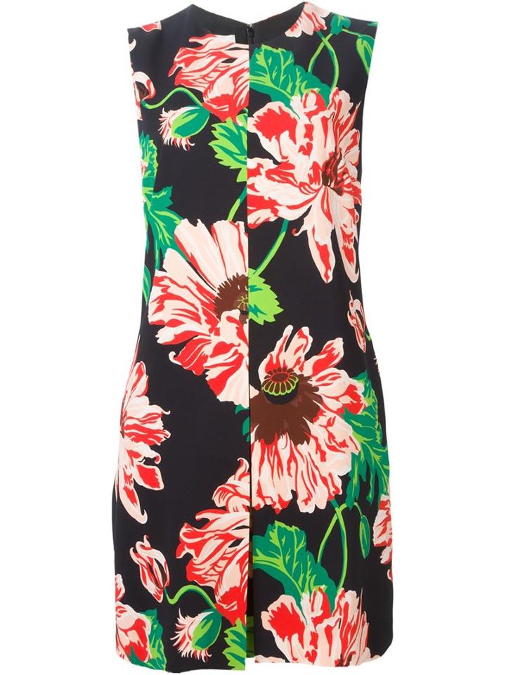 Stella Mccartney Floral Print Dress, Women's, Size: 42, Spandex/elastane/viscose