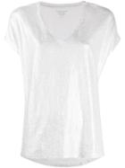 Majestic Filatures V-neck T-shirt - Silver