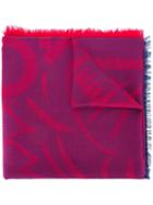 Kenzo Woven Scarf, Women's, Red, Cotton