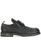 Ann Demeulemeester Washed Effect Derby Shoes - Black