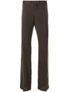 Armani Collezioni Tailored Fitted Trousers - Brown