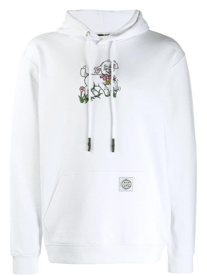 Mcq Alexander Mcqueen Sheep Print Hoodie - White