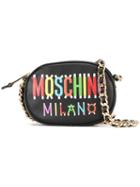 Moschino - Milano Oval Cross-body Bag - Women - Leather/metal (other) - One Size, Women's, Black, Leather/metal (other)