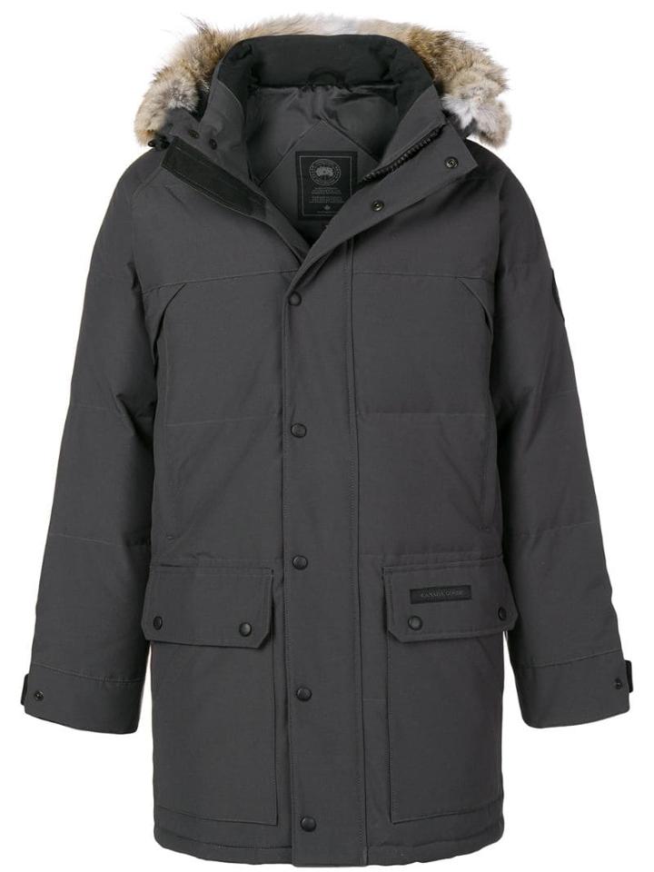 Canada Goose Coyote Fur Trimmed Hood Parka - Grey