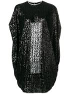 Gianluca Capannolo Short Sequined Dress - Black