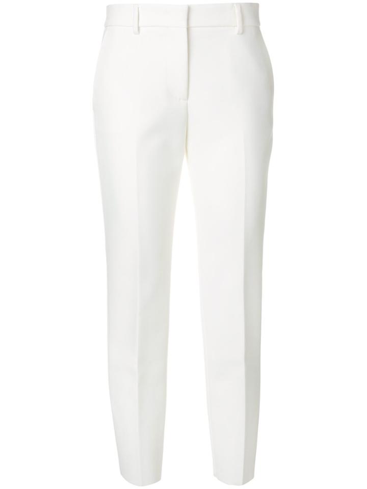 Msgm Straight Leg Trousers - White