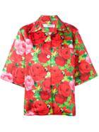 Richard Quinn Rose Printed Shirt - Red