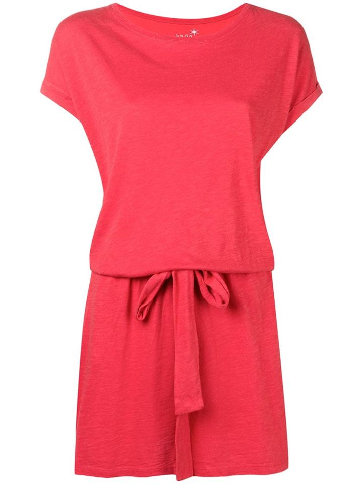 Juvia Drawstring Waist Dress - Red