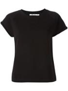 T By Alexander Wang Plain T-shirt, Women's, Size: Medium, Black, Cotton/polyester/modal