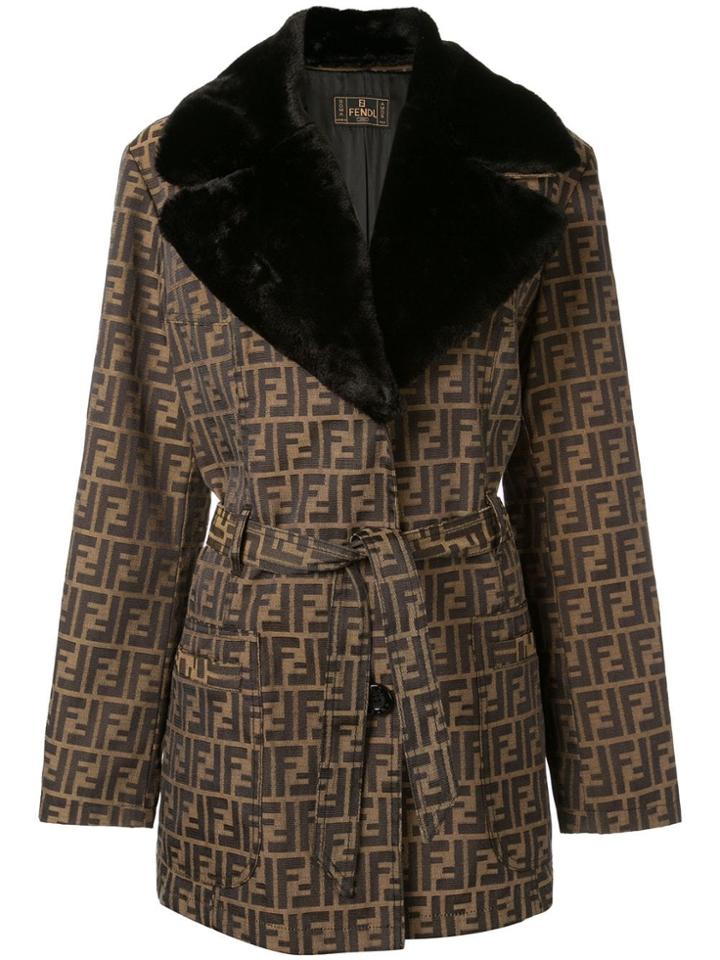 Fendi Pre-owned Long Sleeve Jacket - Brown