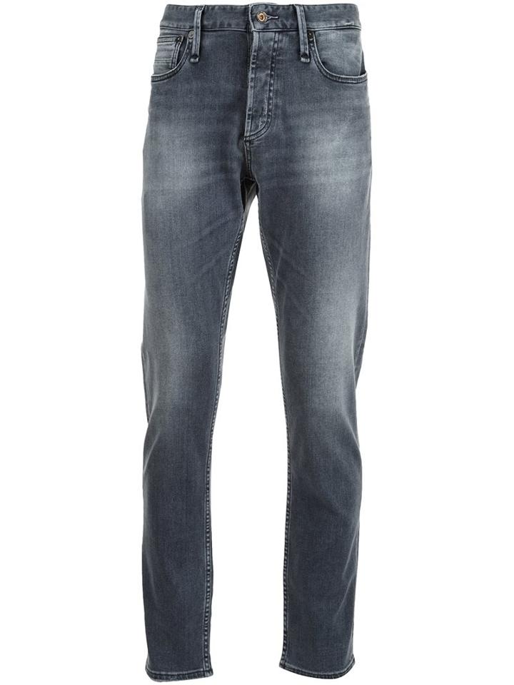 Denham Slim-fit Jeans, Men's, Size: 30/32, Grey, Cotton