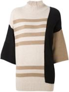 Max Mara Striped Jumper, Women's, Size: Medium, Nude/neutrals, Polyamide/cashmere/mohair/wool