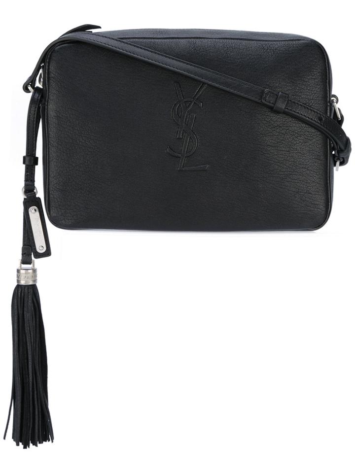 Saint Laurent Small Monogram Lou Camera Bag - Black