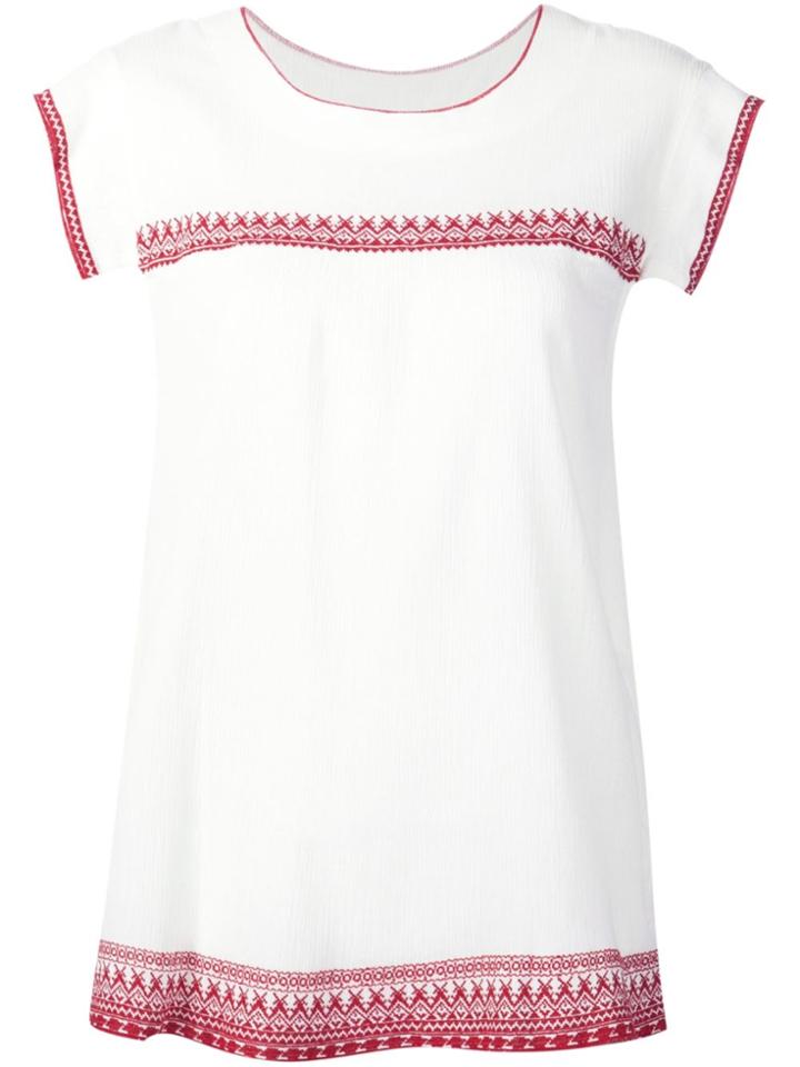 The Great Embroidered Top - White