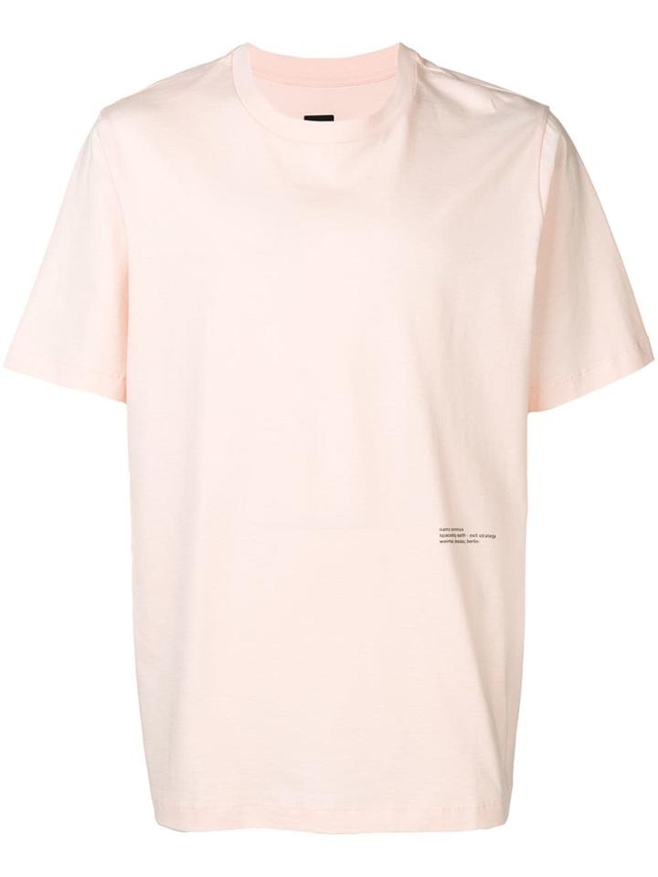 Oamc Light Pink Spaceship T-shirt