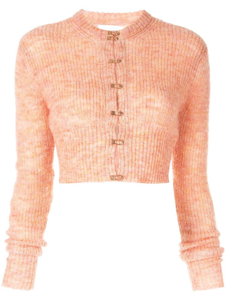 Alice Mccall Cropped Jacket - Orange