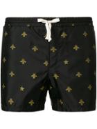 Gucci Bee Star Swimming Shorts - Black