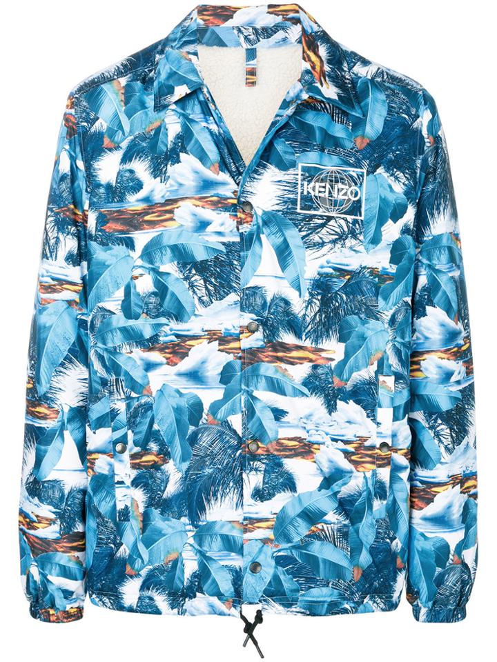 Kenzo Tropical Ice Shirt - Blue