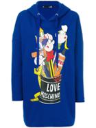 Adaptation Embroidered Oversized Hoodie - Grey