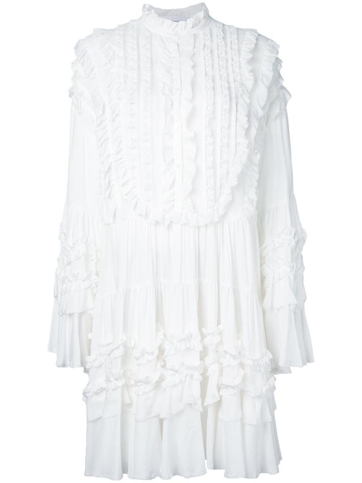 Faith Connexion Ethn Dress, Women's, Size: Xs, White, Cotton/polyamide/viscose