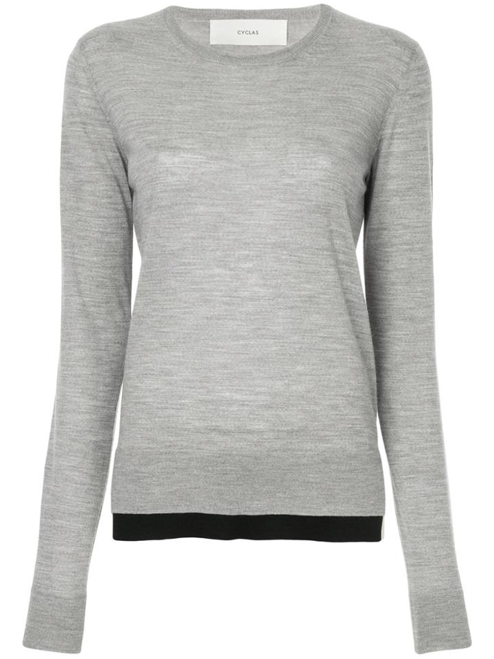Cyclas Crew Neck Sweater - Grey