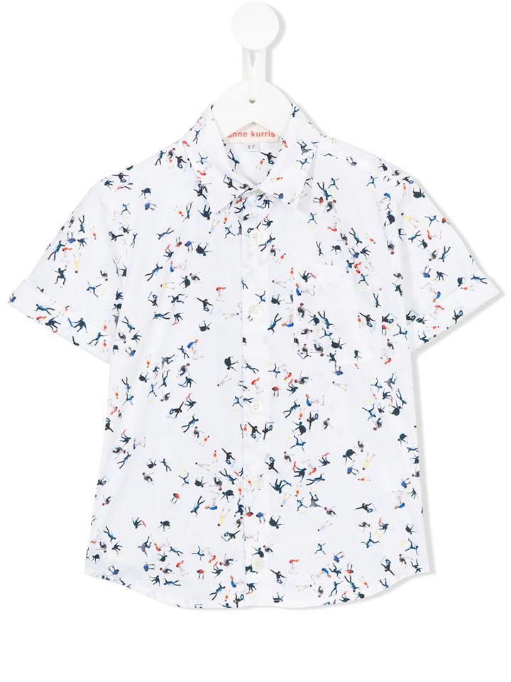 Anne Kurris Skate Print Shirt, Boy's, Size: 8 Yrs, White