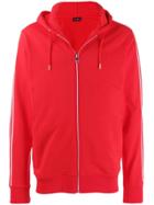 Diesel Hooded Sports Jacket - Red