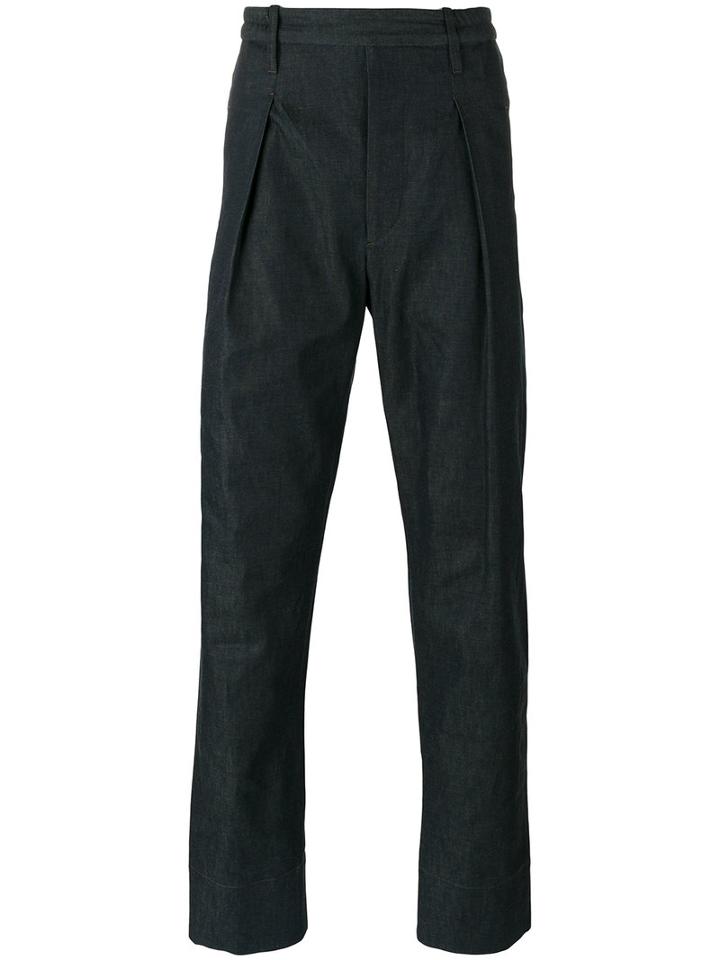 Lemaire - Tailored Pants - Men - Cotton - 44, Blue, Cotton