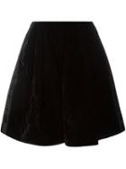 Fendi Quilted Velvet Skirt