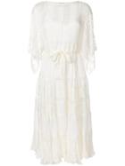 Zimmermann Lace Midi Dress - White
