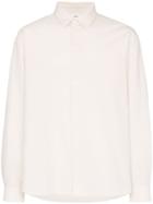 Visvim Irving Pattern-trimmed Shirt - Neutrals