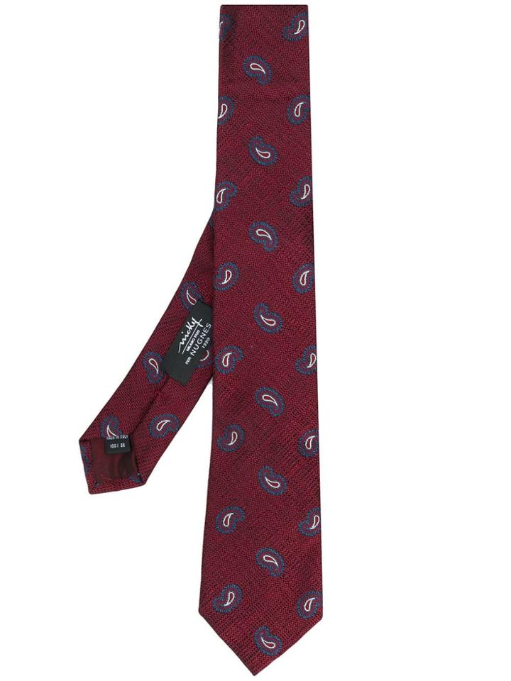 Nicky Paisley Tie - Red