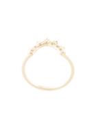 Natalie Marie 14kt Yellow Gold Ivy Crown Champagne Diamond Ring
